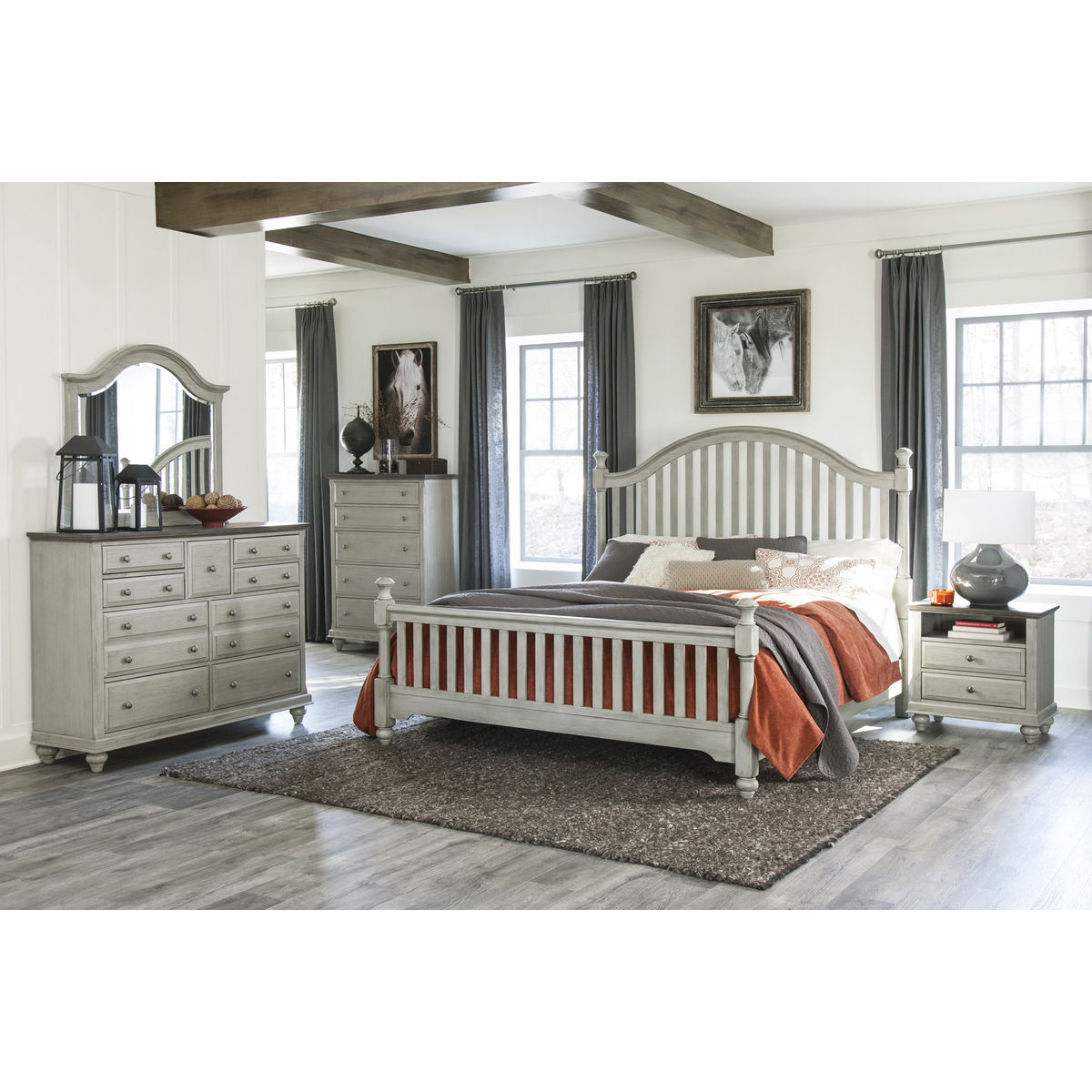 Mossbrook - Dresser - Gray