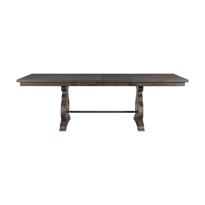 Stone - Counter Height Dining Table - Smokey Walnut