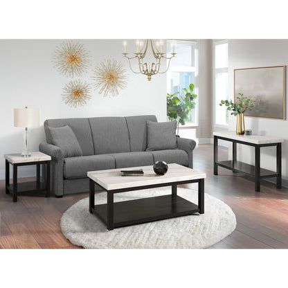 Marcello - With White Top - Sofa Table