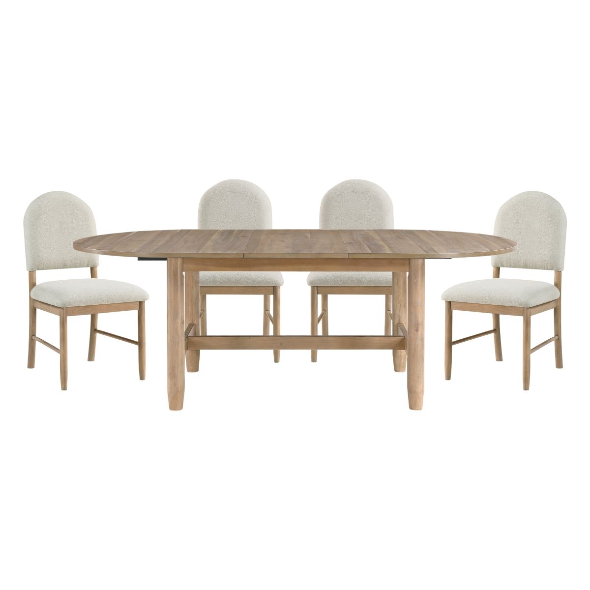 Myrna - 5 Piece Set (Table & 4 Side Chairs) - Natural