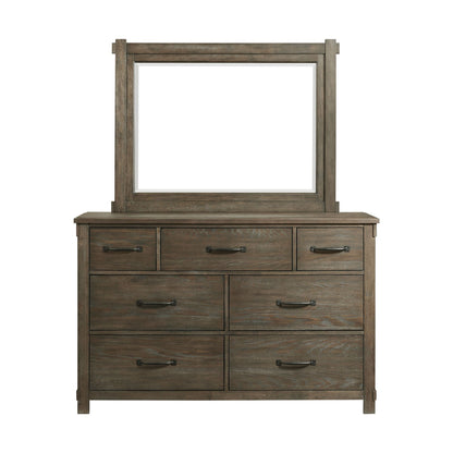 Scott - 7-Drawer Dresser With Mirror Set