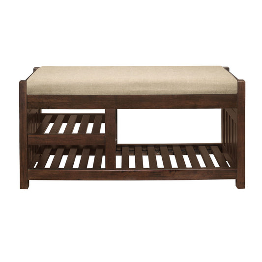 Talmadge - Bench - Beige / Brown