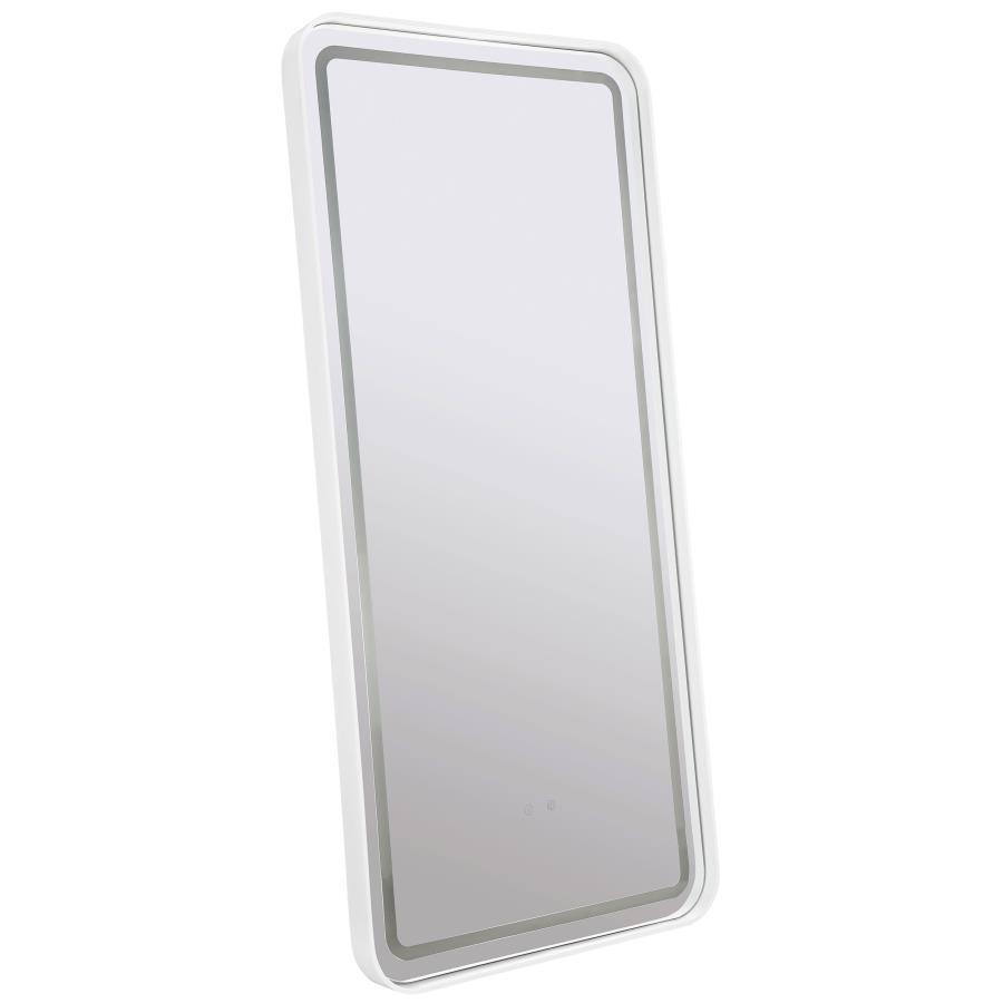 Glendora - LED Standing Mirror BT Speakers - Black