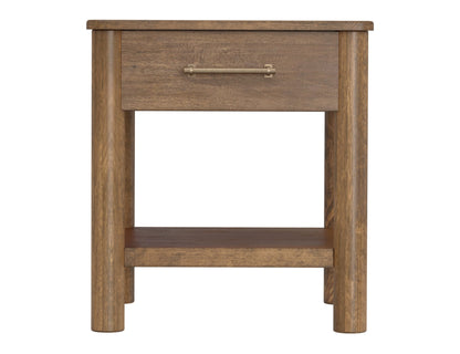 Olimpia - End Table - Towny Brown