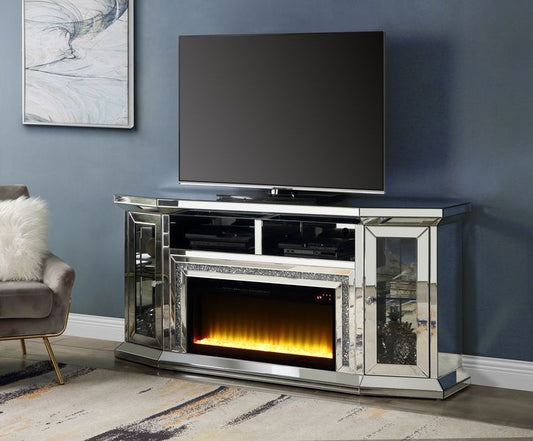 Noralie - TV Stand - Mirrored - 32"