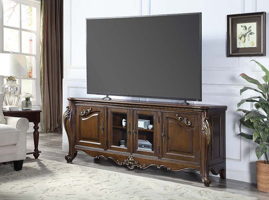 Devayne - TV Stand - Dark Walnut Finish