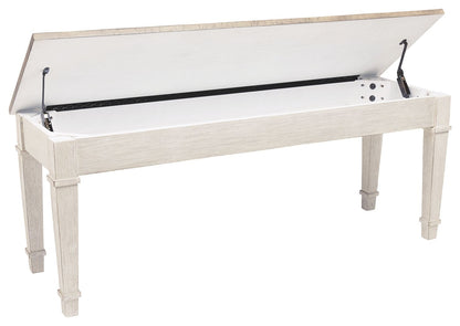Skempton - Storage Bench - White