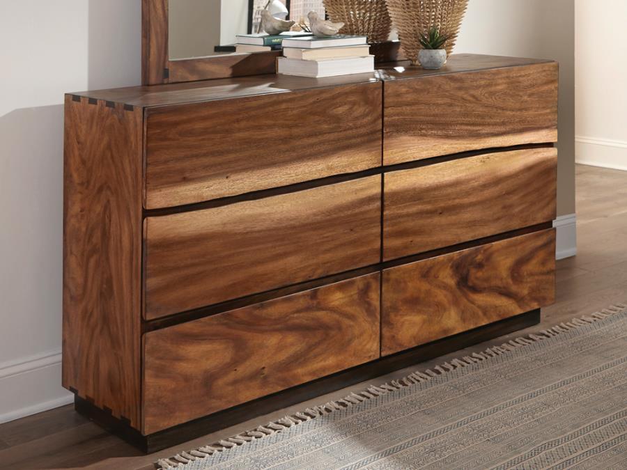 Winslow - 6-Drawer Dresser - Smokey Walnut