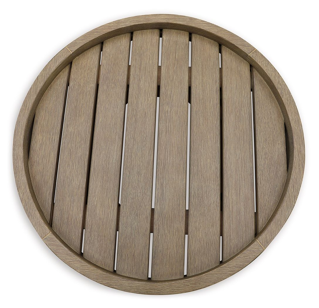 Bradstreet Bay - Round End Table - Beige