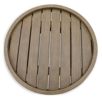 Bradstreet Bay - Round End Table - Beige