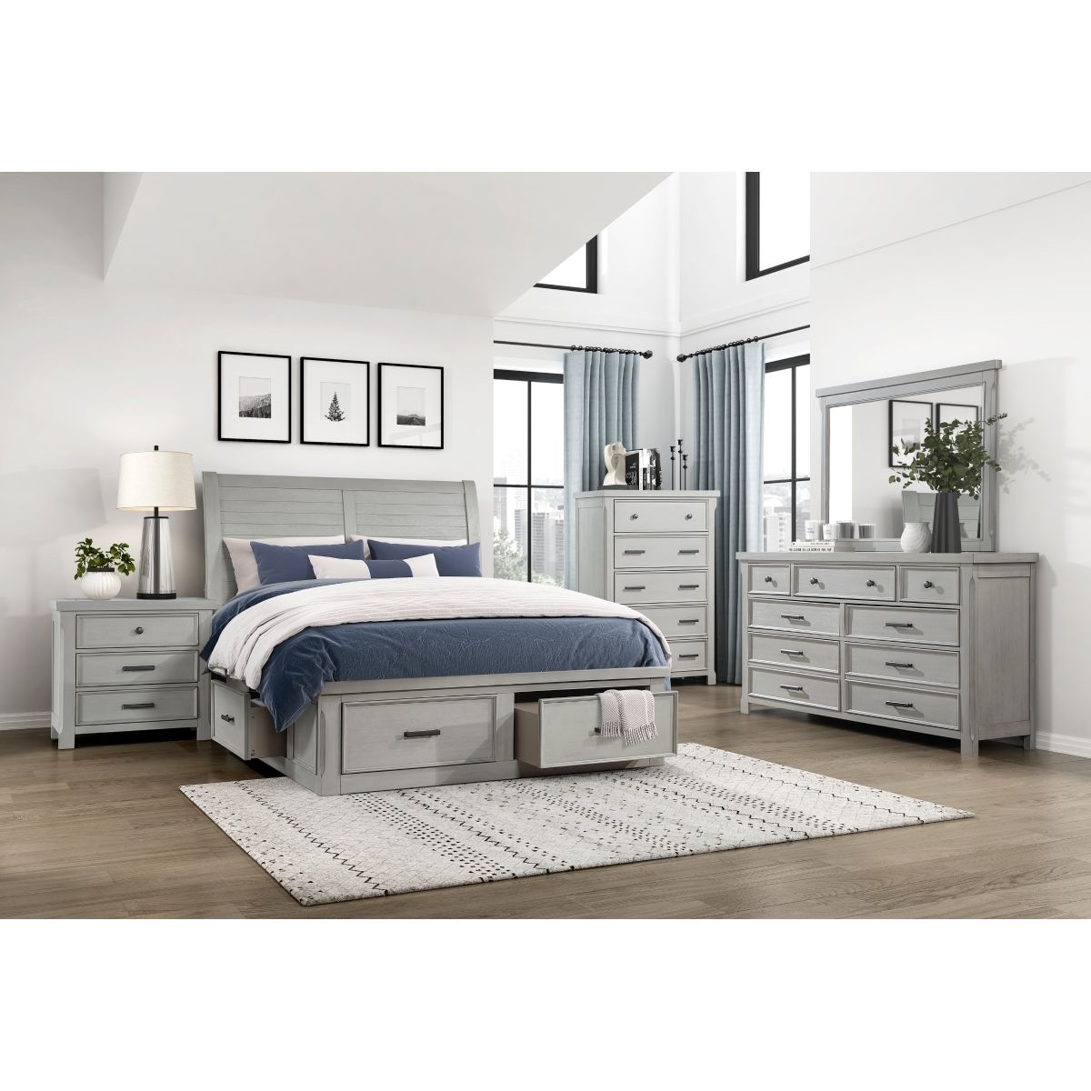 Willowbrook - Nightstand - Gray