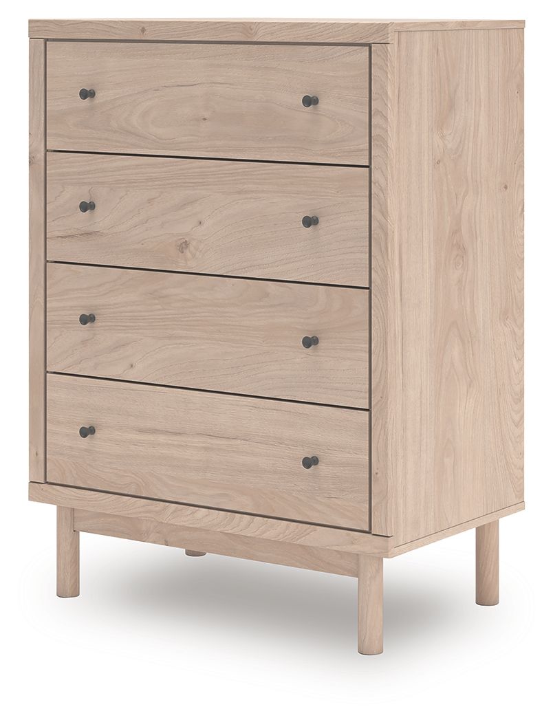 Shapella - Four Drawer Chest - Tan