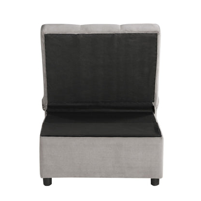 Garrell - Lift Top Storage Bench With Pull-Out Bed