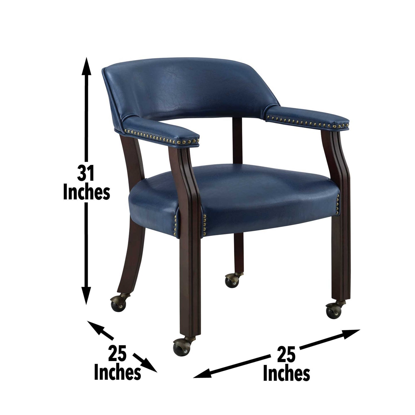 Tournament - Arm Chair With Casters