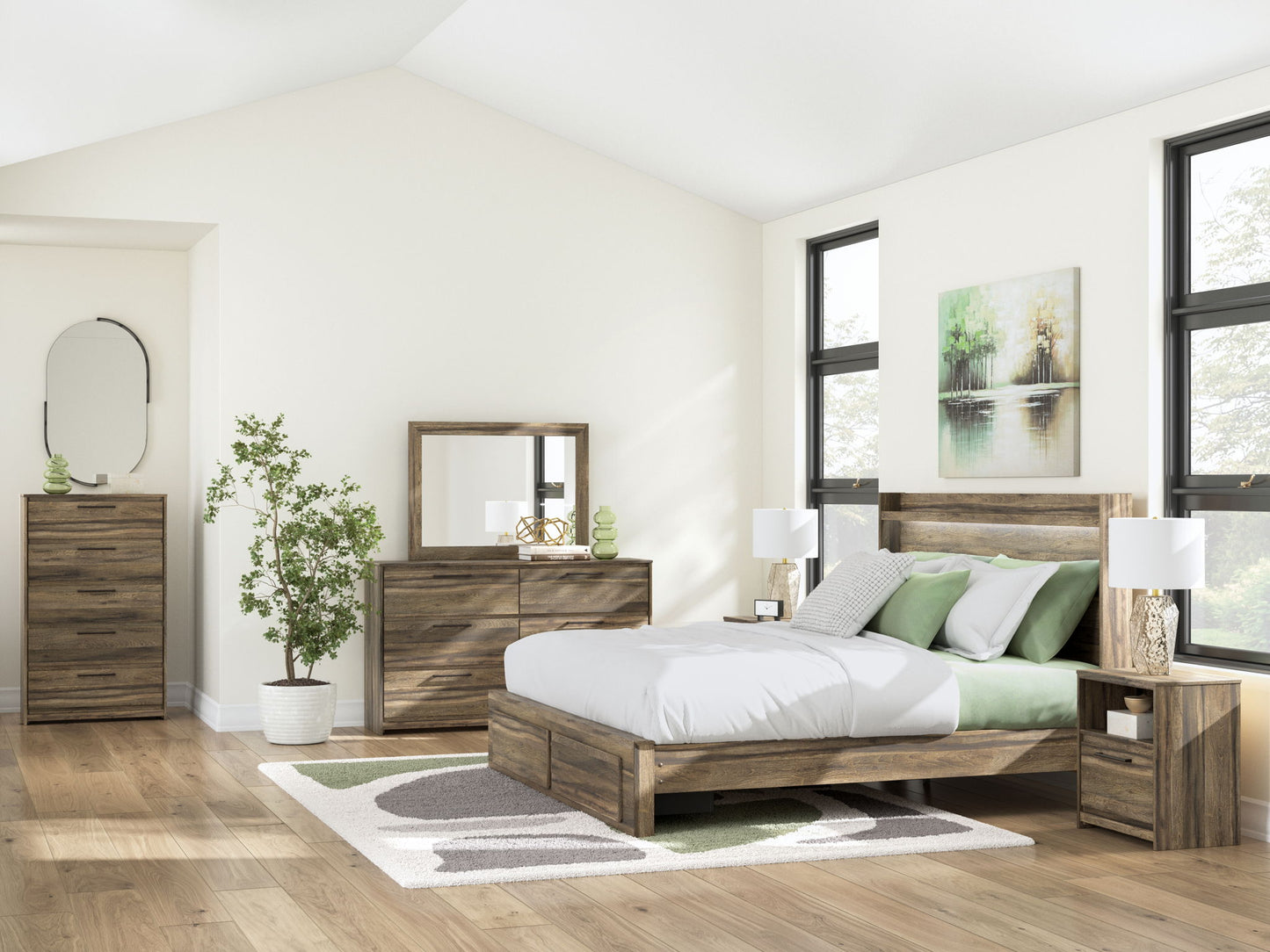Baystorm - Panel Bedroom Set - Brown