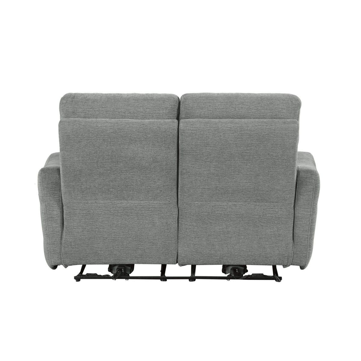 Edition - Power Double Lay Flat Reclining Loveseat With Power Headrests And USB Ports - Dove Gray