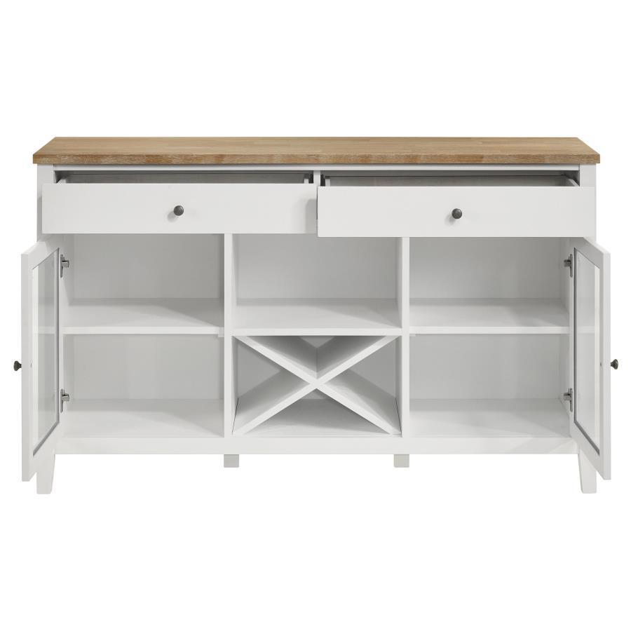 Hollis - Sideboard - Brown And White