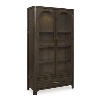 Darimore - Display Cabinet - Burnished Brown