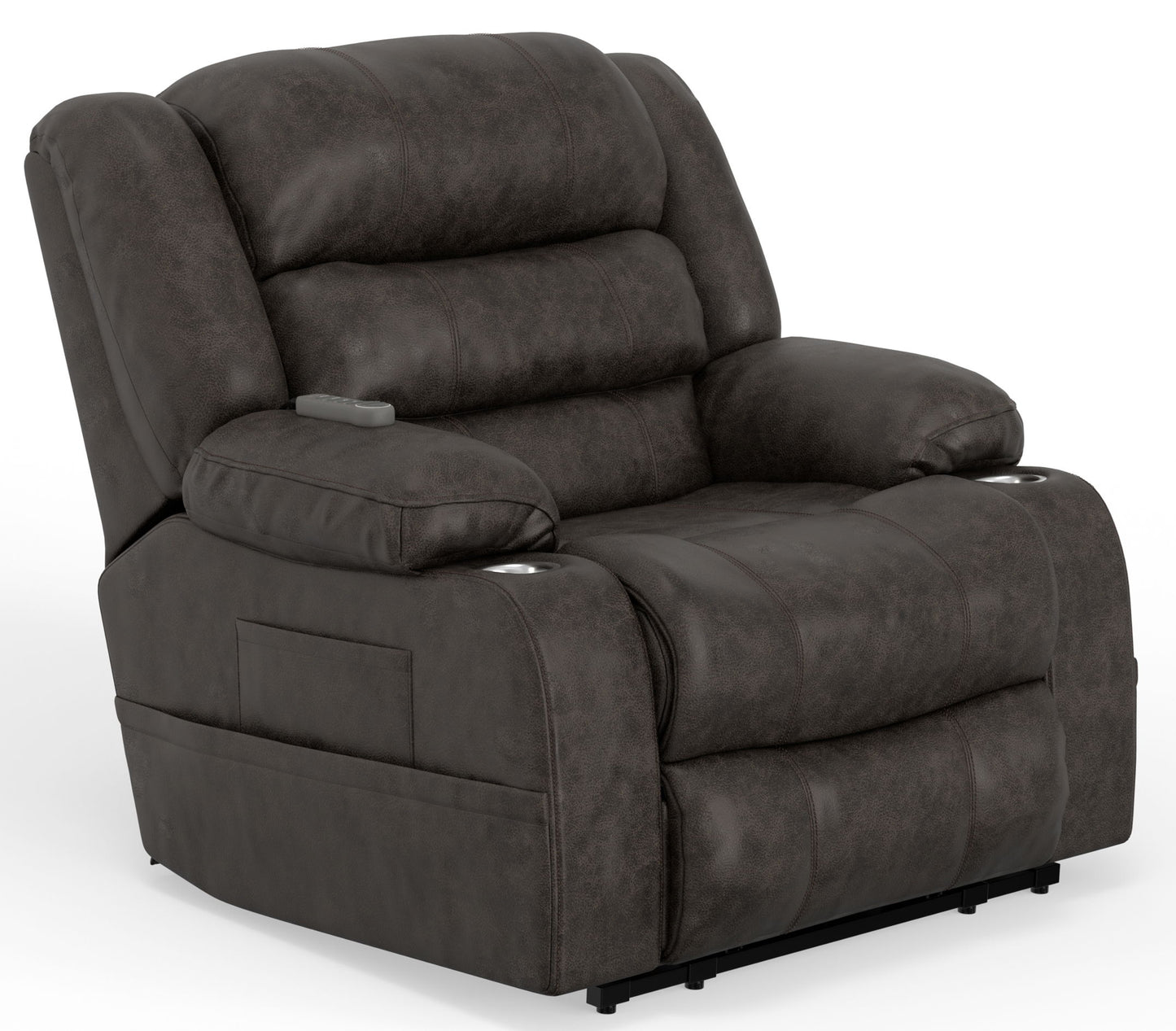 Tucker - Power Lift Recliner With Heat & Massage - Steel