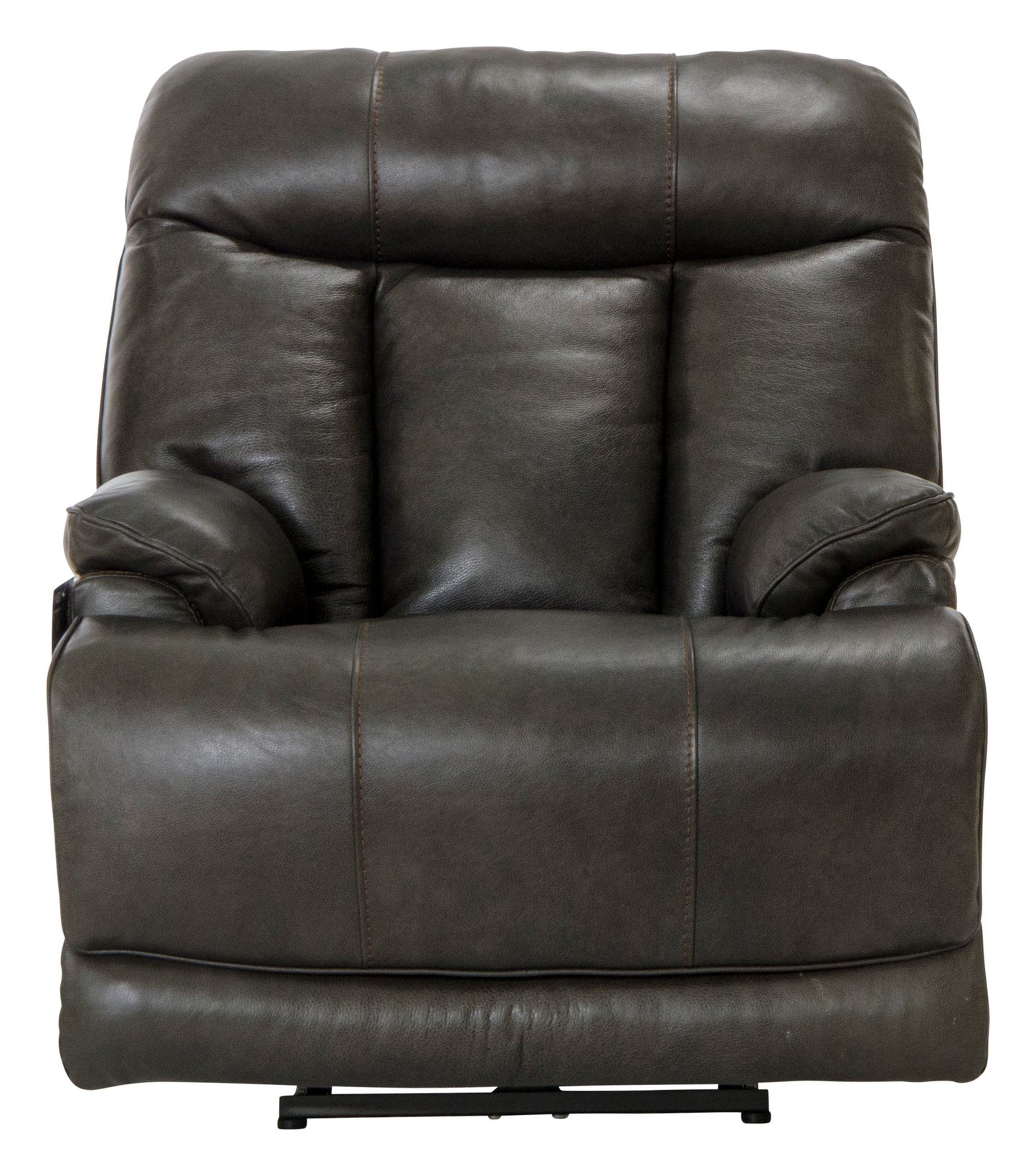 Naples - Power Lay Flat Recliner With Extended Ottoman - Chocolate