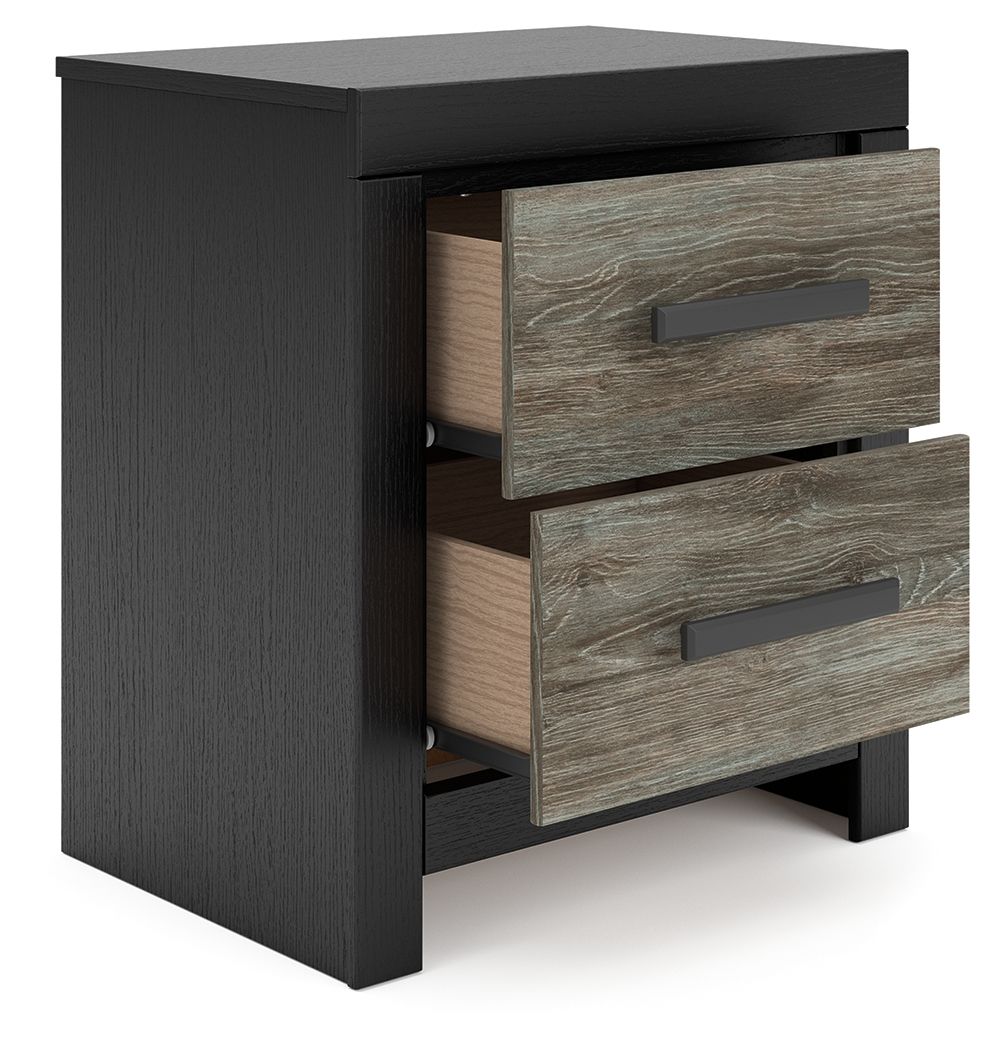 Jonnifer - Two Drawer Night Stand