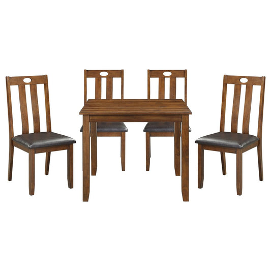 Weston - 5 Piece Pack Dinette Set - Brown