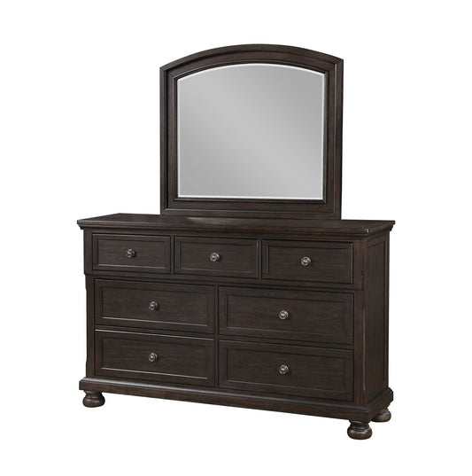 B02255 - Mirror - Brushed Acacia