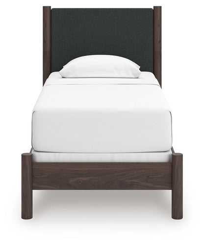 Cadmori - Upholstered Panel Bed