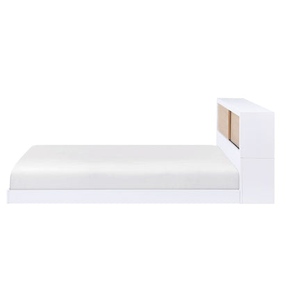Asker - Full Bookcase Bed - White