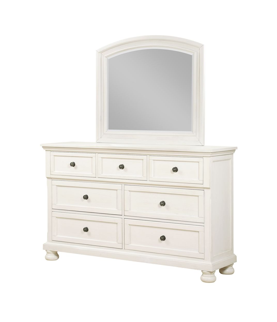 B01163 - Wood Dresser - White