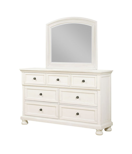 B01163 - Wood Dresser - White