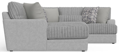 Titan - Sectional With Comfort Coil Seating And Accent Pillows