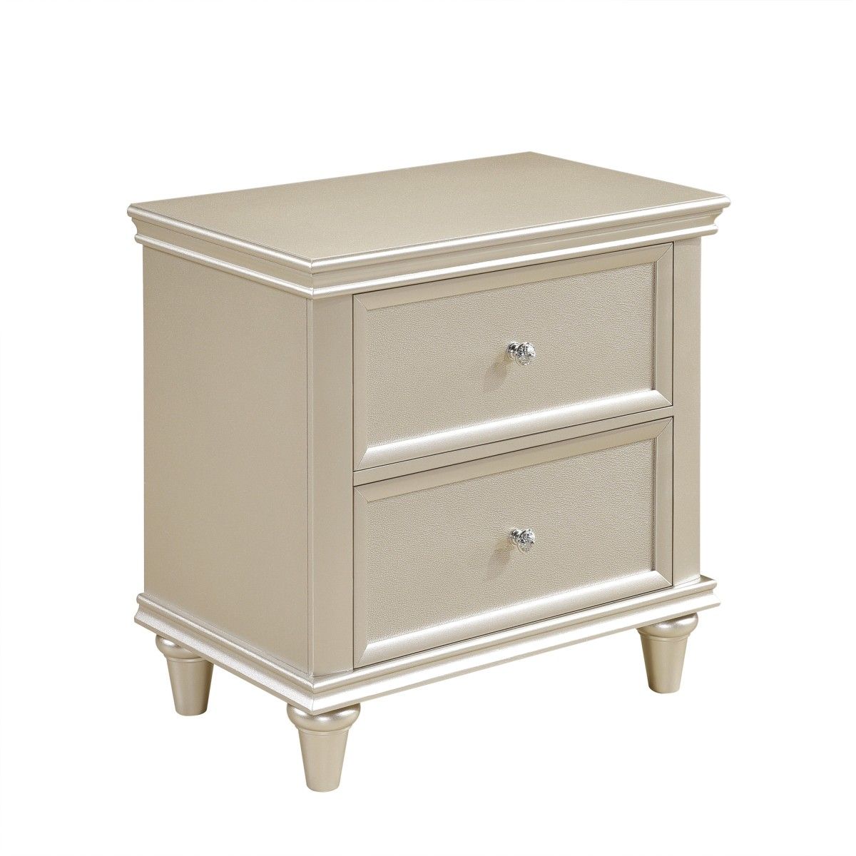 Celandine - Nightstand - Gold / Silver / Champagne