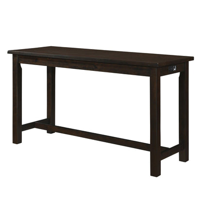 Connected - 4 Piece Pack Counter Height Set - Gray / Espresso