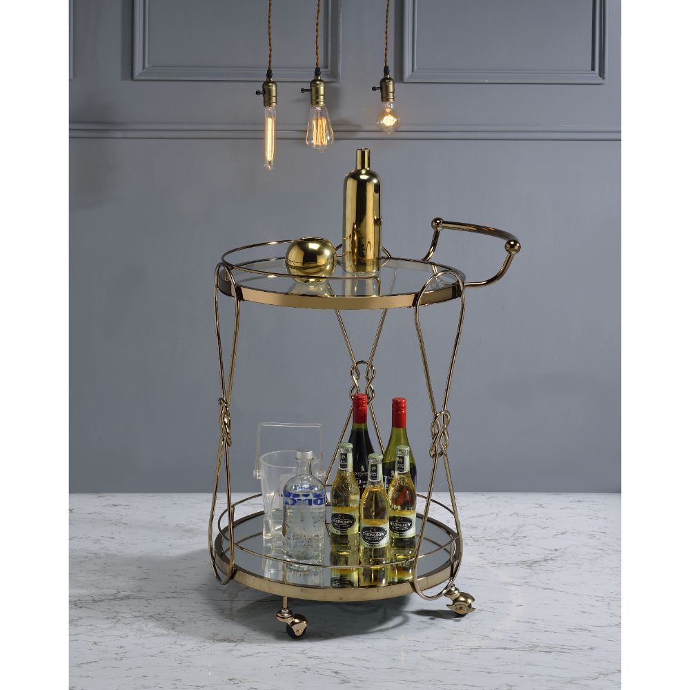 Zekera - Serving Cart - Champagne