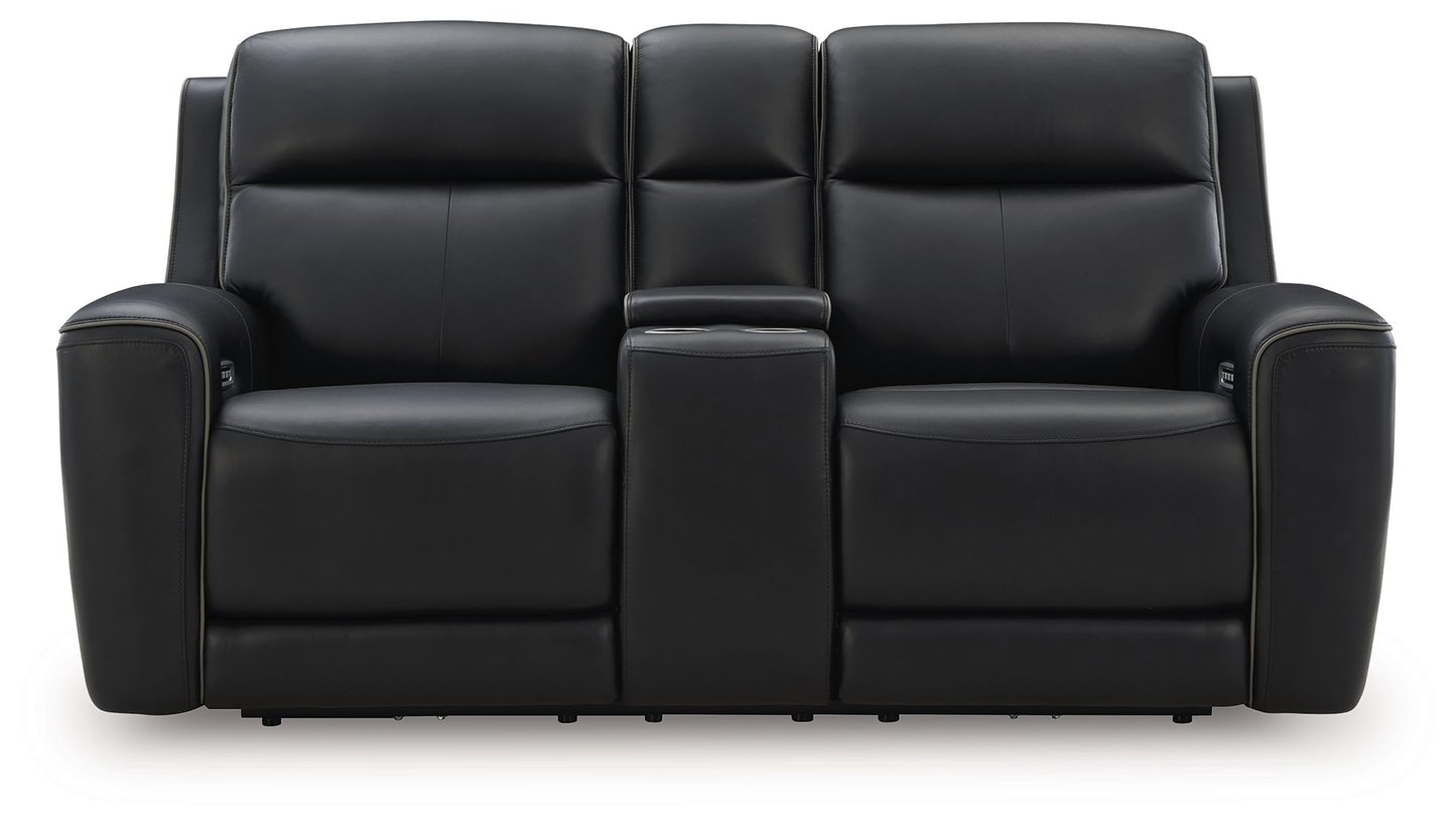 5Z-Relaxation - Power Reclining Loveseat with Console / Adj Headrest
