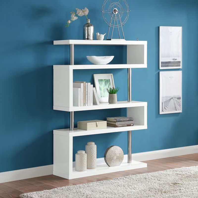 Buck II - Bookshelf - White Finish