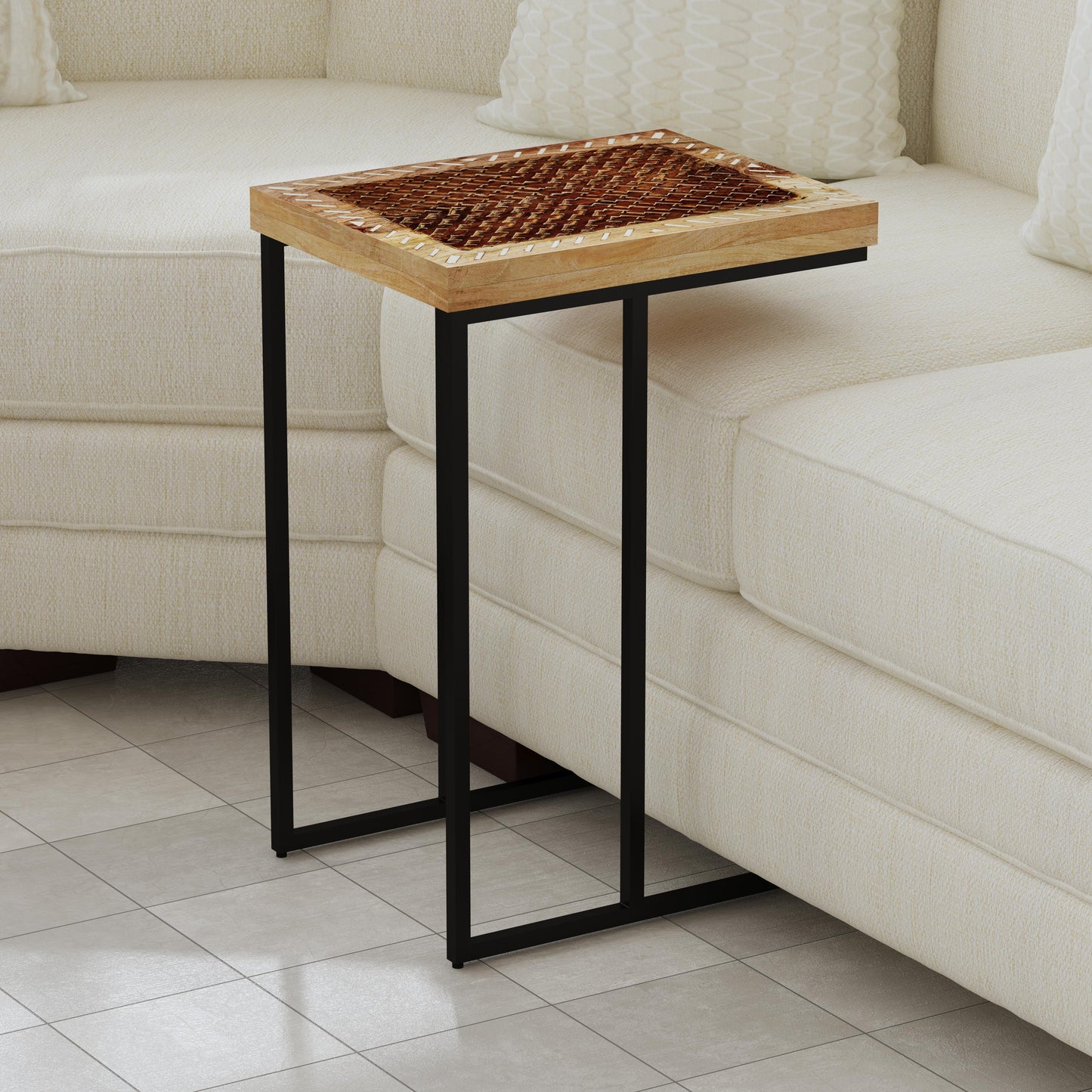 Parris - Sofa Server Table - Light Brown