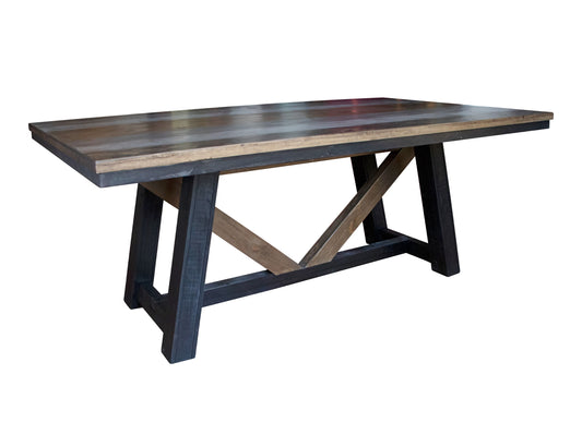 Antique Gray - Table - Gray / Brown