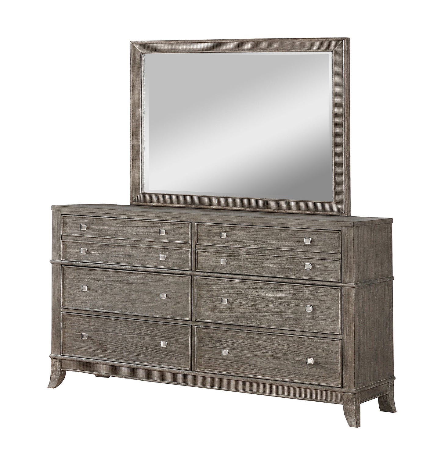 B0193A - Dresser - Brushed Gray - Wood