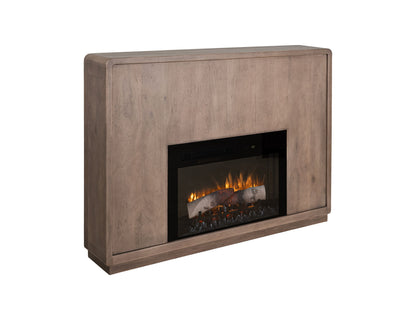 Mezquite - Mantel Fireplace - Light Brown