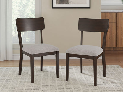 Dantenton - Dining Upholstered Side Chair (Set of 2) - Merlot