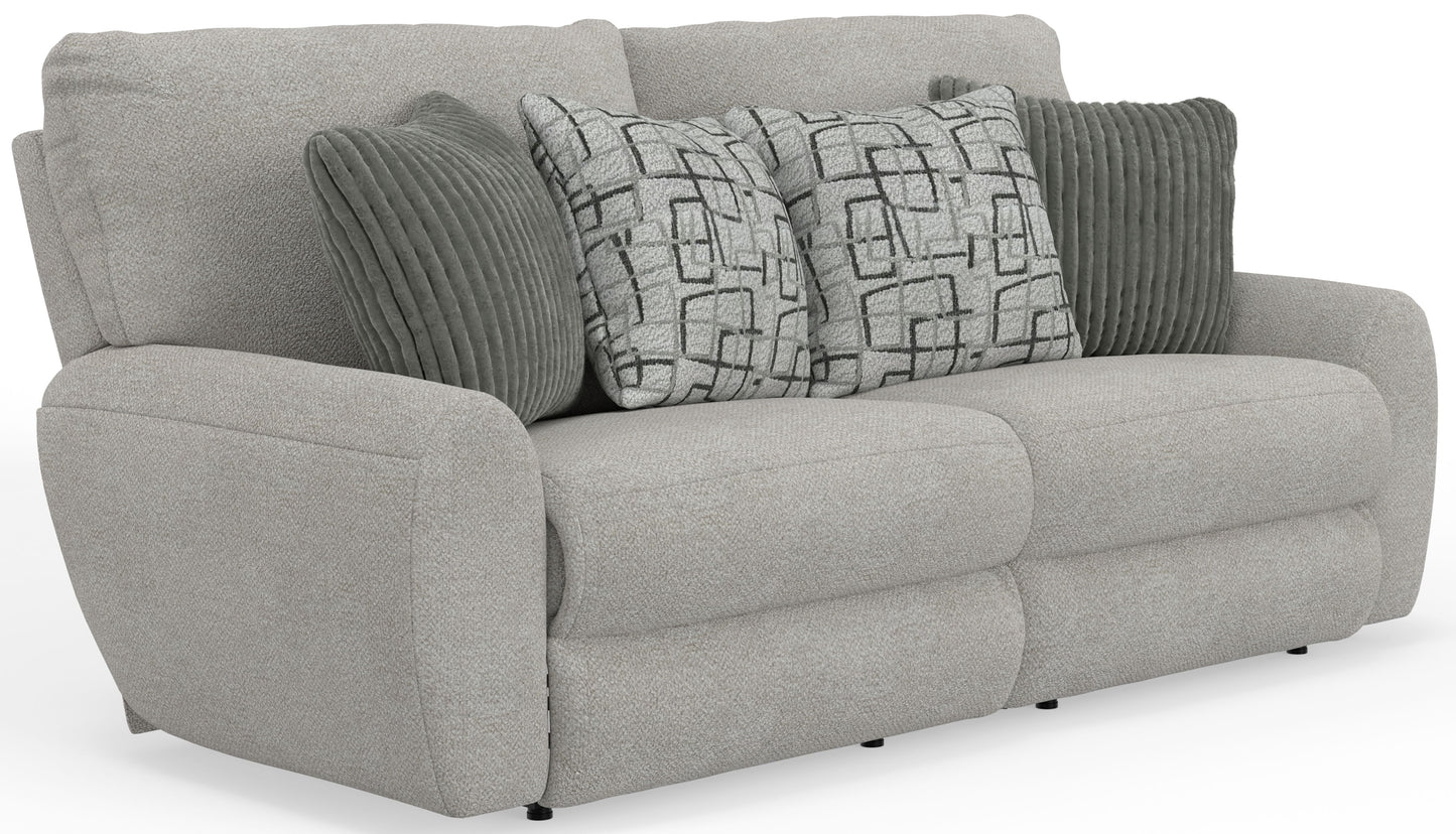 Maxwell - Power Deep Seat Reclining Sofa - Cream