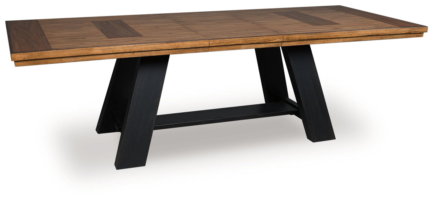 Chadworth - Dining Extension Table - Brown / Black