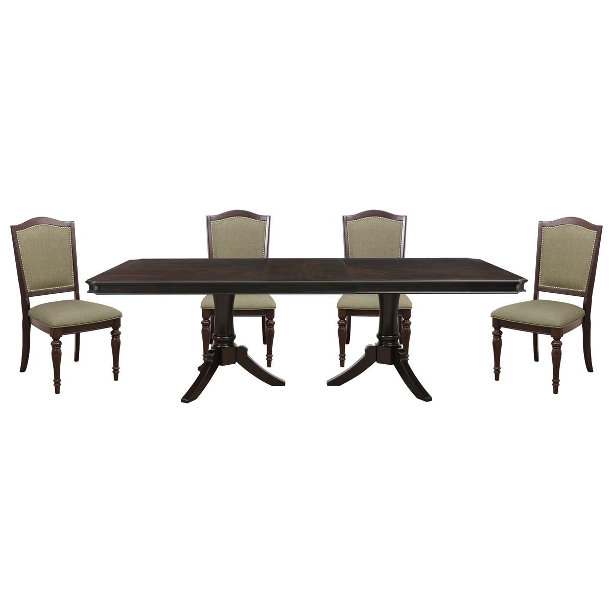 Marston - 5 Piece Dining Room Set (Table & 4 Side Chairs) - Cherry