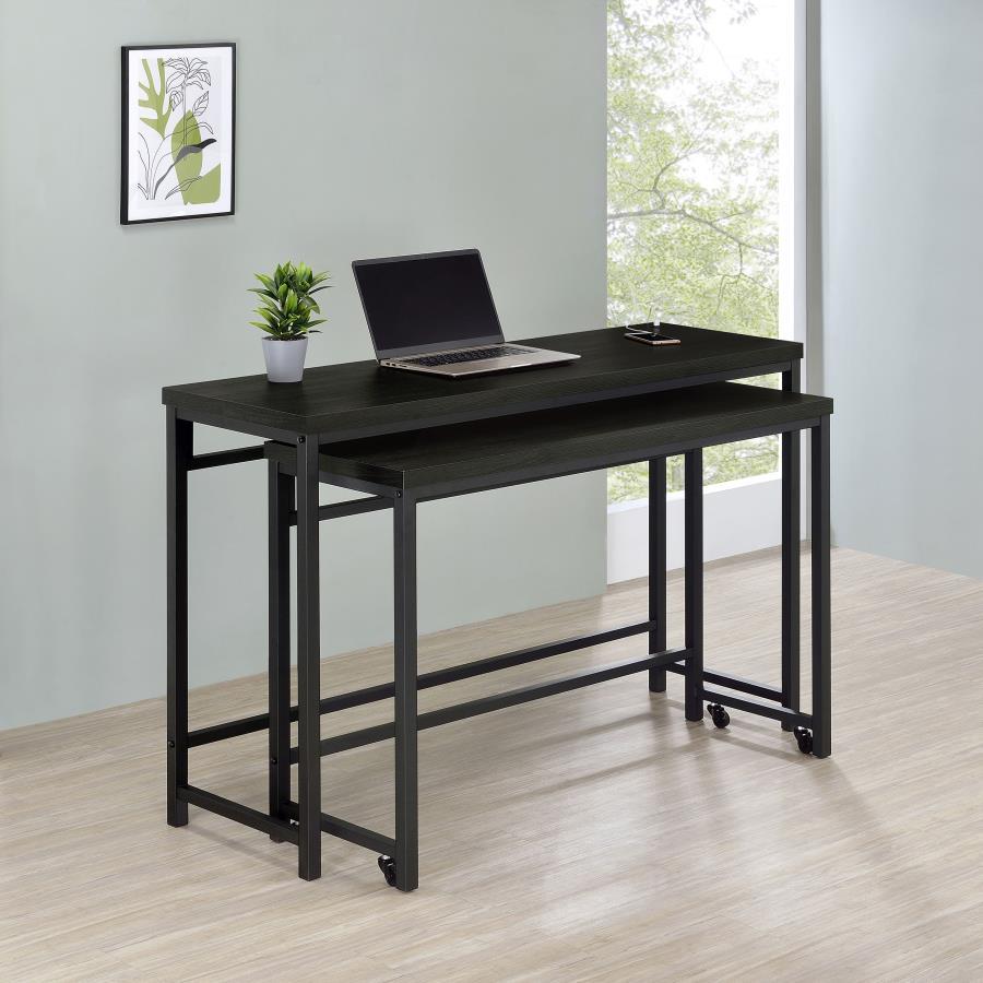 Hawes - 4 Piece Multipurpose Counter Height Table Set - Black