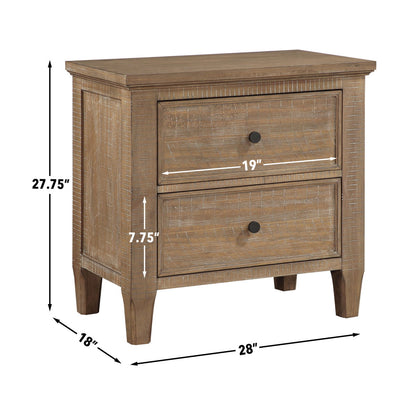 Riverdale - 2 Drawer Nightstand - Dark Brown