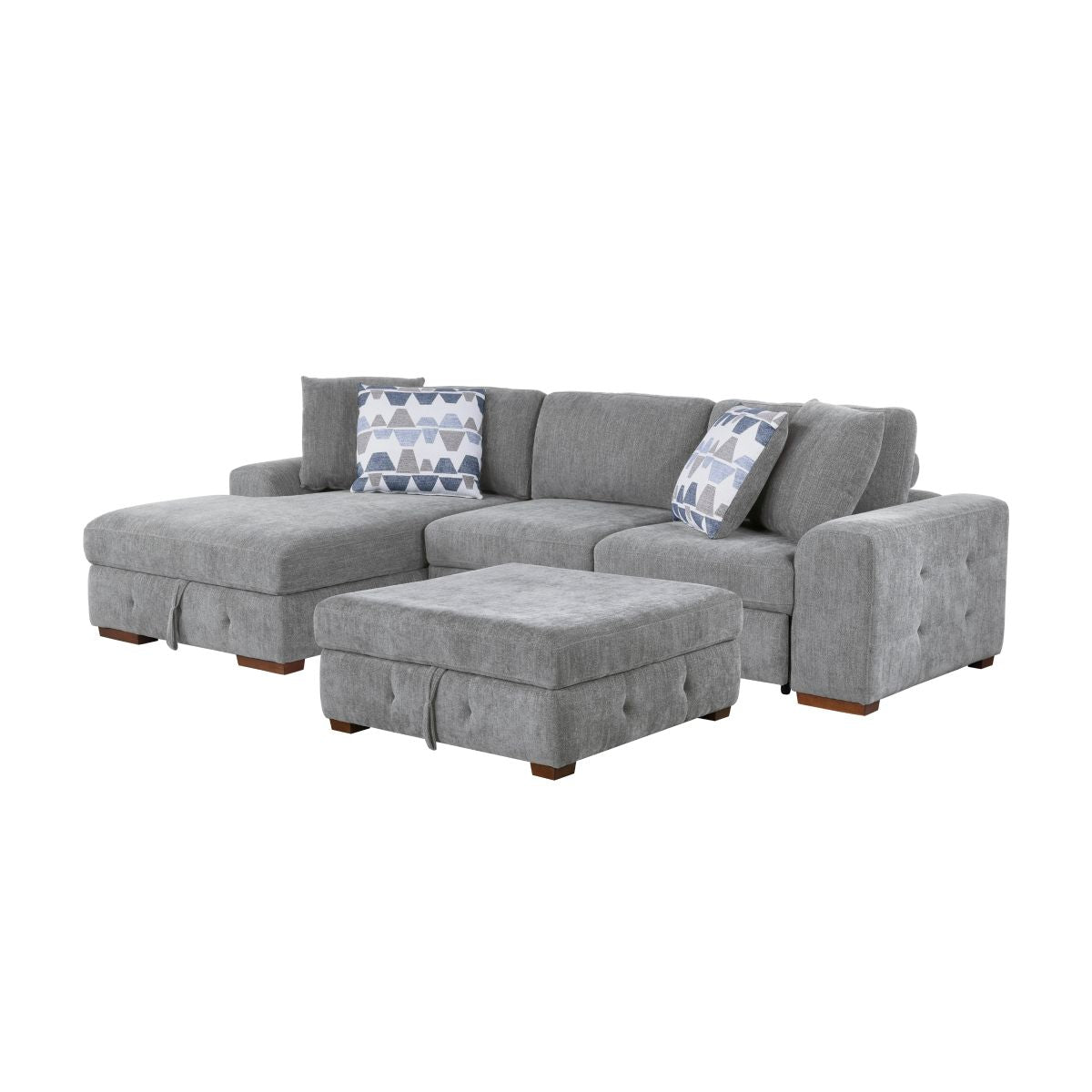 Raife - Sectional With Ottoman