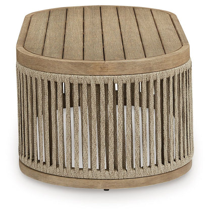 Vision Lane - Rectangular Cocktail Table - Beige