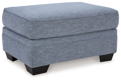 Carissa Manor - Ottoman - Denim